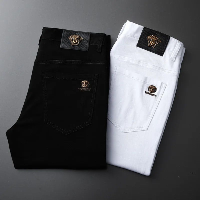 European stretch straight fashion casual jeans
